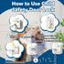 Hyparade 3M Child Proof Door Locks, No-Drill Adjustable Baby Safety Locks with Strong Adhesive, Ideal