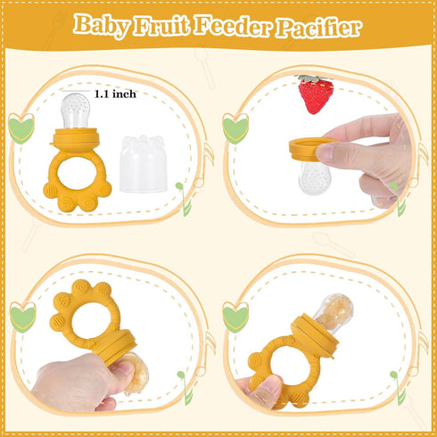 BXLL Set 10 Sets Silicone Baby Feeding Pcs Baby Led Weaning Supplies Suction Bowl Divided Plate Baby Bibs Fruit feeder