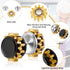 2 Pieces Copper Gear Fidget Spinner for Adults - Small Mini Solid Brass Metal with Steel Bearings, Hand Spinner