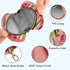 YETTASBIN Watermelon Portable Pacifier Holder Case with Metal Hook Buckle & Zipper for Diaper Bag and Stroller