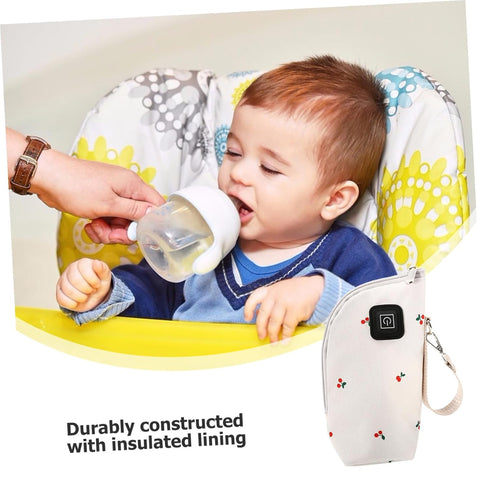 USB Milk Bottle Warmer Bag with Thermal Insulation Car Charging Heating Pouch for Bottles Fast Heating Cover Keeps Milk