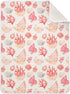 KICPOAY Coral Seashell Light Pink Baby Swaddle Blanket for Boys and Girls, Muslin