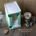 Dew & Dawn Breastmilk Freezer Organizer-Sage Green Storage Tower w/ Metal Freeze Tray, Breast Milk Storage Design, Mint