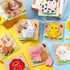12 Pack Capoda Farm Animal Wooden Puzzles Wood Farm Jigsaw for Toddlers Featuring Cow, Sheep, Pig and More Montessori