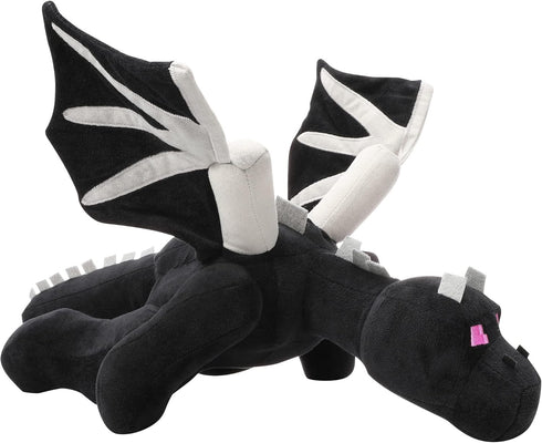 Black Dragon Plush 23.7 in 60 cm Stuffed Animal Toy Pillow Character