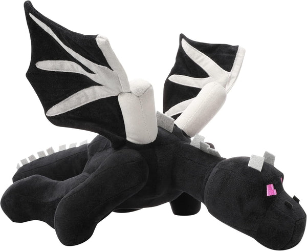 Black Dragon Plush 23.7 in 60 cm Stuffed Animal Toy Pillow Character