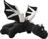 Black Dragon Plush 23.7 in 60 cm Stuffed Animal Toy Pillow Character