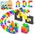 54 PCS Magnetic Blocks, Building Blocks for Toddlers 3+, Montessori STEM Educational Toys