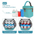 Pack, 6 9 Breastmilk Cooler Bag with Ice Mancro Insulated Baby Bottle Tote Bag Fits up to Bottles of up to Ounces, Baby