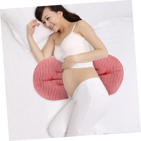 MERRYHAPY U-Shaped Pregnant Woman Pillow Comfortable Rest Cushion for Side Sleeping Durable Maternity Support for Home