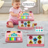 Montessori Toys for 1+ Year Old Girl, 8-in-1 Toddler Toys with Sound, Lights, Music, Clock, Telephone, Car