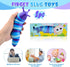 Cevioce Sensory Slug Fidget Toys, 1Pc Cute Autism Sensory Toy for Kids & Adults, Travel Toys for 1+ Year Old (Blue)