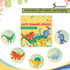 Potty Training Seat Magic Sticker - Dinosaur Color Changing Toilet Targets, 5 Pack with Free Potty eBook