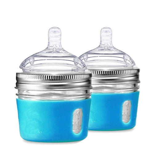 YeeBeny 7cm Mason Jar Bottle Nipples, Pacifier Mason Can Lid BPA Free Baby Bottles Nipples Lid Suitable for Mason jar