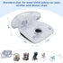 COOLBEBE 2 Pack (Grey,2PC) Infant Car Seat Protector for Potty Training, Dry Waterproof Car Seat Liner Toilet Training