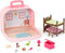 Li’l Woodzeez Bunk Beds Playset - Compact Travel Suitcase with Dollhouse Furniture & Accessories for Kids Age 3+