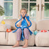 5Pcs 41.3" Giant Squid Stuffed Animal with Small Marine Clownfish,Crab, Seahorse, Angler Fish Baby Plush Toys, Adorable