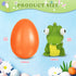 24 Pack Prefilled Easter Eggs with Animal Popping Eyes Toys, Squeeze Toys with Popping Eyes for Easter Hunt, Basket