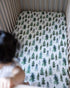 2 Pack Crib Sheets Neutral - Fitted Baby Crib Sheets Bed for Girl Boy - Standard & Toddler Mattress (Woodland Forest