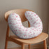 Cstdyfrv Pastel Pink Bows Plaids Nursing Pillow Covers Watercolor Valentines Bows Removable Breastfeeding Slipcover
