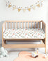 Pack 2 Pack, Pack Pack and Play Sheets Fitted Jersey Knit Mini Crib Sheets for Baby Boys and Girls, Compatible