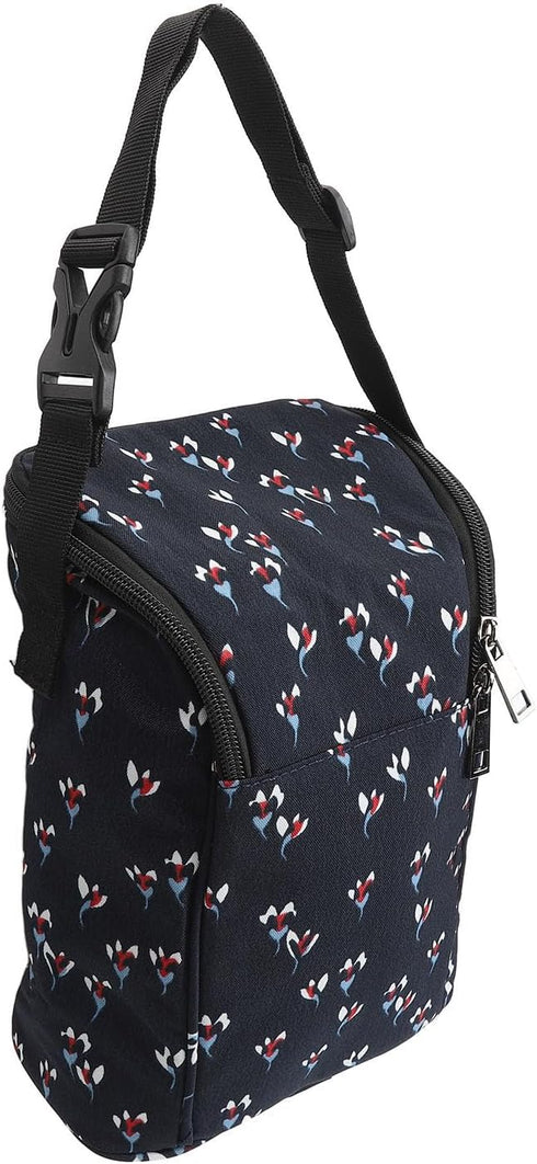 Sonew Portable Insulated Baby Bottle Bag with Detachable Buckle - Large Capacity Thermal Breastmilk Storage Bag, Black