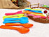 16 Pcs Kids Plastic Utensils - Reusable Toddler Feeding Utensils with 8 Forks and 8 Spoons, BPA Free