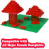Classic Building Bricks 2x4, Compatible with LEGO Parts 3001, 110 Piece Bulk Building Block for Age 6+ (Red)