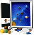 HCOREY Solar System Model Kit for Kids 8-12, 8 Real Gemstone Planets Marbles,