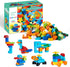 240 Piece Large Building Blocks for Toddlers 3 and Up, Classic Building Bricks Set Compatible with Duplos and Most