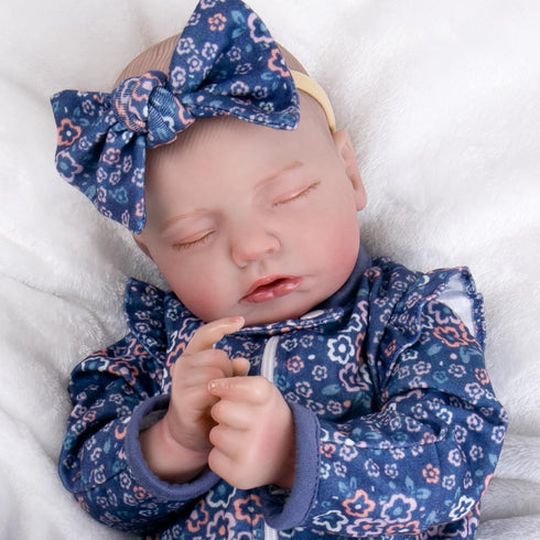 20 Inch 3 Aori Weighted Reborn Baby Doll - Hyper Realistic Lifelike Newborn Girl with Outfit, Collectible Soft Body