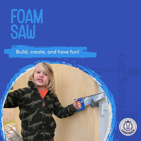1 Liontouch - Toy Saw For Toddler Boys year up | Pretend Play Foam Toy Tools For Children | Ideal For Kids Educational