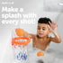 2 Jool Baby Bath Basketball Hoop for Toddlers, Kids Bathtub Toy Includes Basketball Net w/ Suction Cups, Basketballs