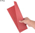 MECCANIXITY Miniature Roof Tiles, PVC Model Building Set for Dolls Houses, 29.5x19.5cm, Red Pack of 4