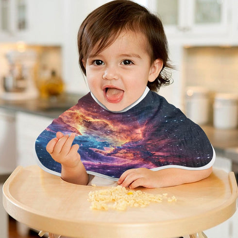 YEGAME Set 1 11 22 Inch Muslin Baby Burp Cloths of - Galaxy Super Absorbent Cotton Burping Rags Soft Baby Washcloths