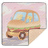 siphylline Funny Food Car Cartoon Cute Foldable Baby Activity Play Mat for Floor