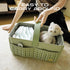 Luxurious Baby Diaper Caddy, Nursery Storage Basket for Newborn Essentials, Travel Baby Basket for Diapers Baby Wipes