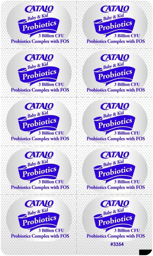 Immune 1 3 60 CATALO Baby's Probiotics, Digestive & Health Formula, Month+, Billion CFU, Vegetarian Capsules