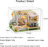 MAGQOO Dollhouse Miniature with Furniture DIY Wooden Dollhouse Kit Tiny House DIY House Kit Creative Room Idea Dust