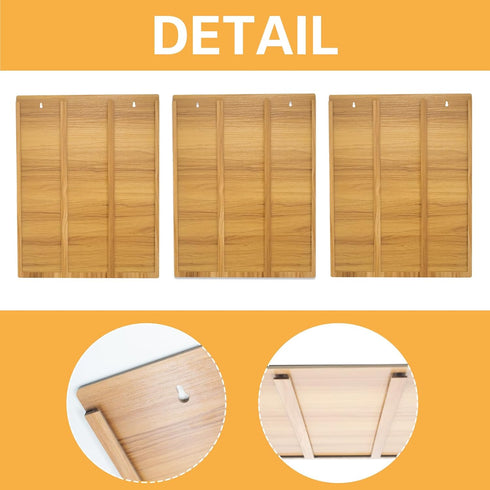 Wood Display Case for 30 Packaged Cars, Hanging Organizer for Match-Box Cars, 13.8 x 17.7 inch