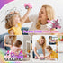 2 3 7-in-1 2-4, 2 3. usrela Cars Toys for + + Year Old Girl, Princess Transport Carrier Trucks for Toddlers Girl