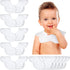 Geyoga 10 Pcs Baby Bibs 360 Rotate Baby Bandana Muslin Drool Bibs Petal