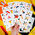 100Pcs Kids Tool Stickers, Hammer Decals for Toddler Tool Set, Tool Toys for Boys and Girls, Kids Tool Bench