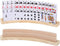 Exqline Curved Wooden Playing Card Holder Tray Rack Organizer Set of 2