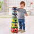 Community 1 2 3 Atoylink Toddler Sorting and Stacking Toys with Magnetic Wooden Cars & Helpers, Baby Number Blocks