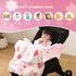 30x40 Inch Baby Blankets for Girls with Strawberry Pink, Super Soft Plush Lightweight Nursery Bed Blanket for Newborn
