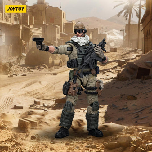 Joytoy 1:18 U.S. Army Delta Figure - Assault Squad Support Gunner 4.17” Hardcore Coldplay Action Figure