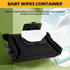 Janoiuc Baby Wipes Dispenser, Portable Wet Wipes Pouches Dispenser, Canvas Refillable Wipe Holder, Keeps Wipes Fresh