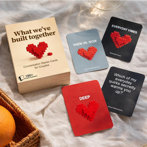 MY HERO CARDS What We Have Built Together - Fun and Romantic Conversation Starter Cards for Adults, Best Date Night