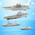 WASK Army Toys for Boys - Military Aircraft Carrier Toys Set with Battleship, Fighter Jets, Cool Toys for Girls